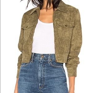 Cropped Corduroy jacket
